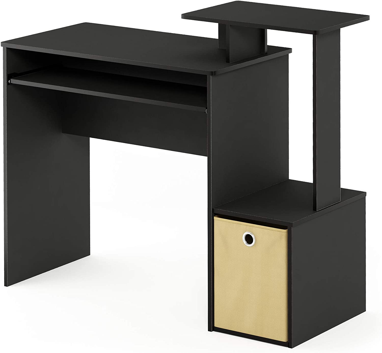 Home Office Computer Writing Desk, Black/Brown - [ MAB-153 ]